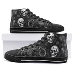 High-Top Canvas Shoes Gothic Style