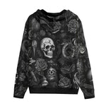 Men's Zip Up Hoodie Gothic Style