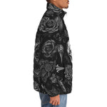 Down-Padded Puffer Jacket Gothic Style