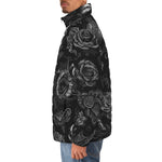 Down-Padded Puffer Jacket Gothic Style