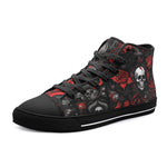 High-Top Canvas Shoes Gothic Art