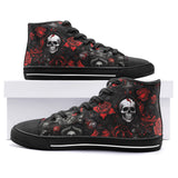 High-Top Canvas Shoes Gothic Art