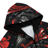 Men's Zip Up Hoodie Gothic Art