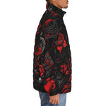 Down-Padded Puffer Jacket Gothic Art