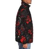 Down-Padded Puffer Jacket Gothic Art