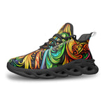 Sports Sneakers Psychedelic Artwork