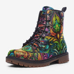 Leather Boots Psychedelic Artwork