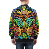 Bomber Jacket Psychedelic Artwork