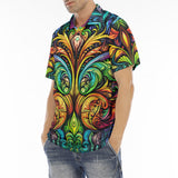 Men's Polo Shirt Psychedelic Artwork