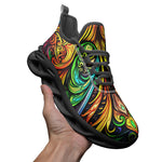 Sports Sneakers Psychedelic Artwork