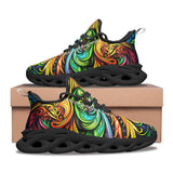 Sports Sneakers Psychedelic Artwork