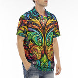 Men's Polo Shirt Psychedelic Artwork