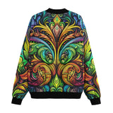 Bomber Jacket Psychedelic Artwork