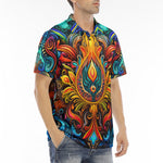 Men's Polo Shirt Colorful Abstract Art