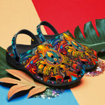Classic Clogs Colorful Abstract Art