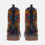 Leather Boots Colorful Art Abstraction