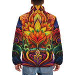 Down-Padded Puffer Jacket Yoga Psychedelic Galaxy