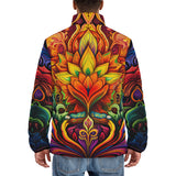Down-Padded Puffer Jacket Yoga Psychedelic Galaxy