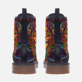 Leather Boots Yoga Psychedelic Galaxy