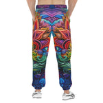 Men's Sweatpants Colorful Psychedelic Flowers