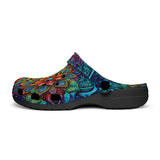 Classic Clogs Colorful Neon flower