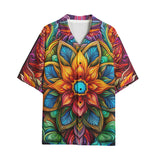 Hawaiian Shirt Colorful Neon Flower