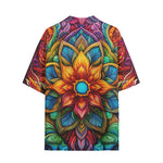 Hawaiian Shirt Colorful Neon Flower