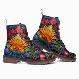 Leather Boots Seven Chakras Psychedelic