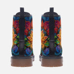 Leather Boots Seven Chakras Psychedelic