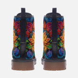 Leather Boots Seven Chakras Psychedelic