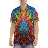 Men's Polo Shirt Bright Colors Art