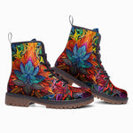 Leather Boots Bright Colors Art