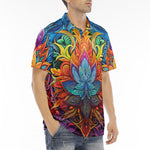 Men's Polo Shirt Bright Colors Art