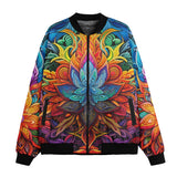 Bomber Jacket Bright Colors Art