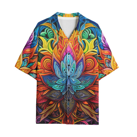 Hawaiian Shirt Bright Colors Art