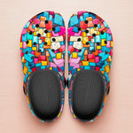 Classic Clogs Colorful Blocks