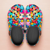 Classic Clogs Colorful Blocks