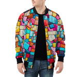 Bomber Jacket Colorful Blocks