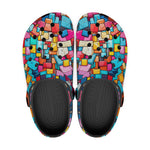 Classic Clogs Colorful Blocks