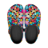 Classic Clogs Colorful Blocks