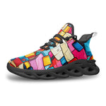 Sports Sneakers Colorful Blocks