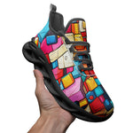 Sports Sneakers Colorful Blocks