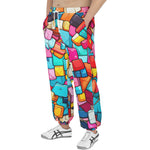 Men's Sweatpants Colorful Blocks