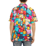 Hawaiian Shirt Colorful Blocks