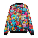 Bomber Jacket Colorful Blocks