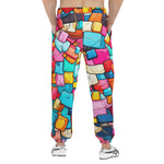 Men's Sweatpants Colorful Blocks