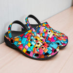 Classic Clogs Colorful Blocks
