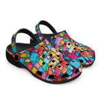 Classic Clogs Colorful Blocks