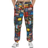 Men's Sweatpants Colorful Abstract Art Mosaic