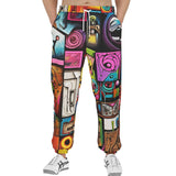 Men's Sweatpants Colorful Graffiti Art